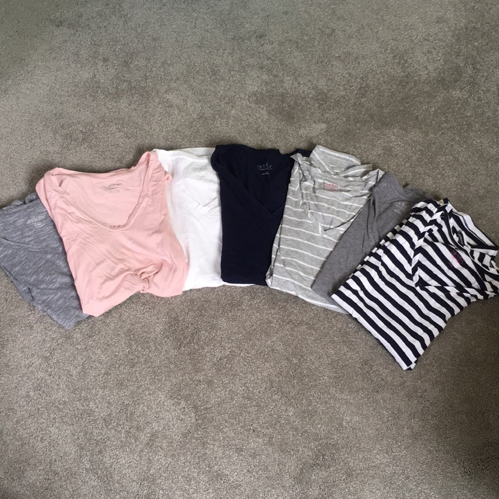 Bundle of 7 maternity t-shirts short sleeve